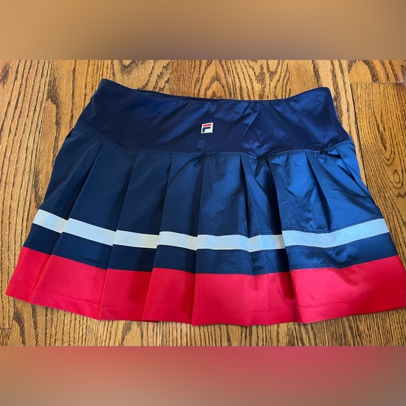 Fila Navy and Red Mini Skirt - Picture 4 of 6
